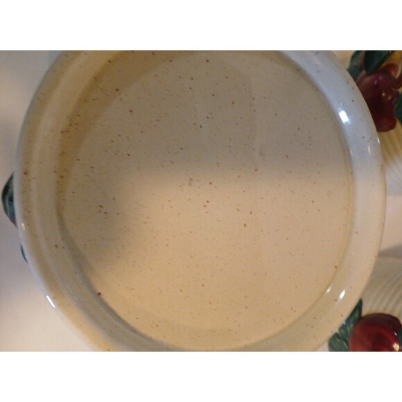 VTG-3 Cracker Barrel Country Apple Canister Set Metal Closure With Candel Holder - Picture 14 of 16